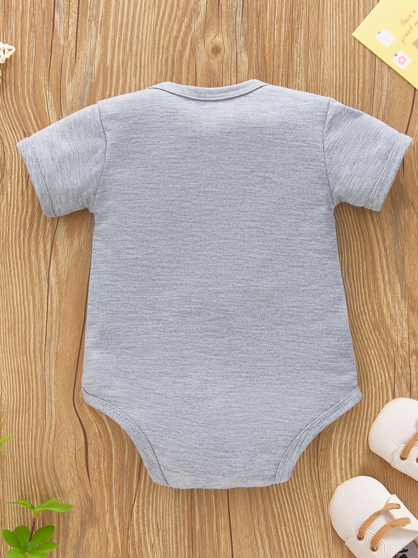 Baby Girls & Boys I Hooked Daddy's Heart Short Sleeve Onesie