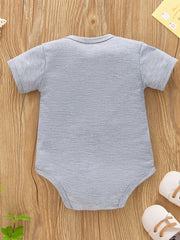 Baby Girls & Boys I Hooked Daddy's Heart Short Sleeve Onesie