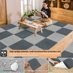 20pcs Anti-slip Floor Carpet Sticker Self-adhesive Square