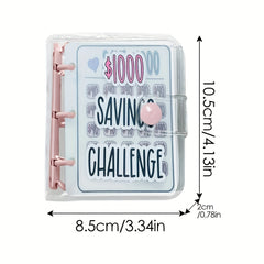 1000 Savings Challenge Binder Money Saving Book With Envelopes