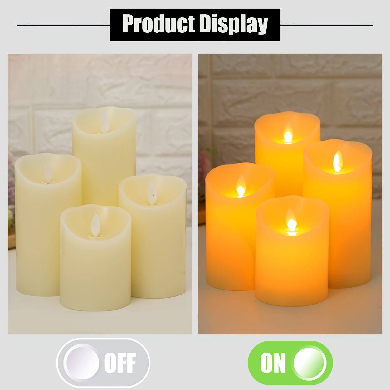 LED Candle Light for Outdoor Celebration Decoration