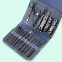 16pcs Folding Nail Cutter Set Multipurpose Nail Trimmer For Home And Outdoor