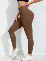 Seamless High Waist Yoga Leggings with Butt Lifting Tech