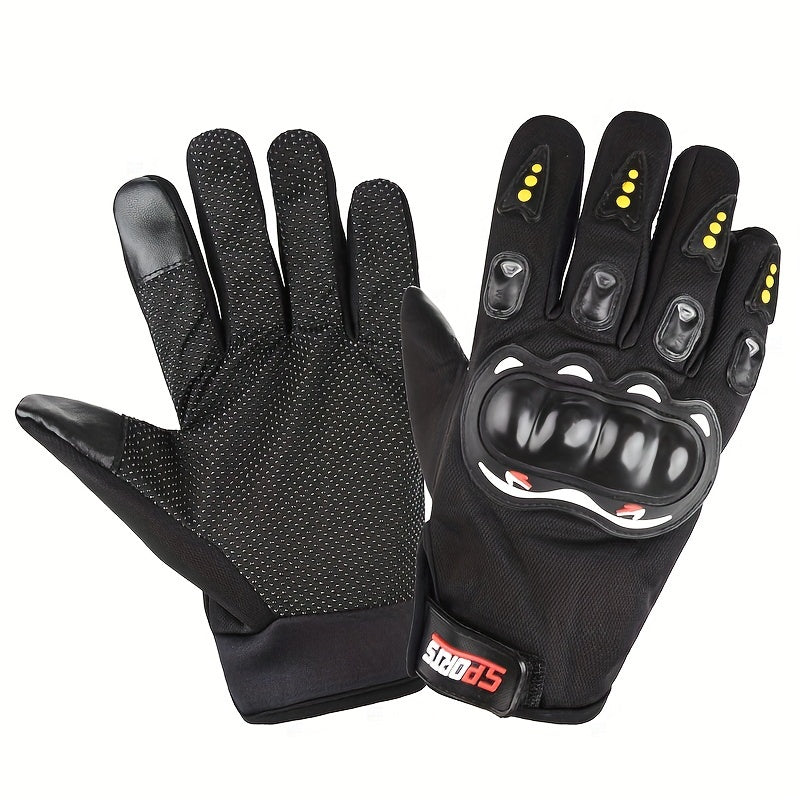 Touchscreen Full Finger Motorcycle Gloves for Outdoor Sports
