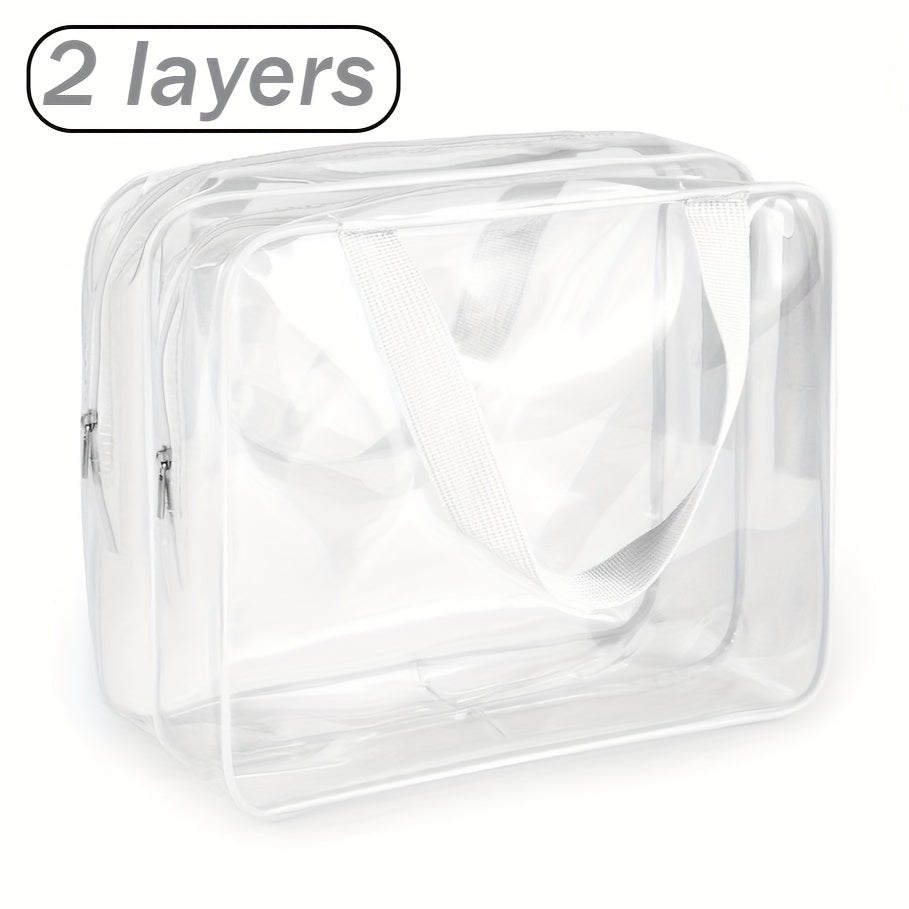 Clear Toiletry Bag Women Travel Essentials Small Cosmetic Make Up Bag