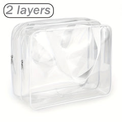 Clear Toiletry Bag Women Travel Essentials Small Cosmetic Make Up Bag