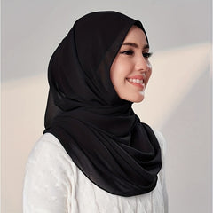 Chiffon Hoodie Scarf Hijab Turban Cap Shawl Full Cover Bandana