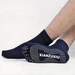 Anti slip Yoga Socks With Gripper Five Toe Socks for Men