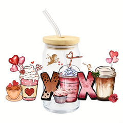 Christmas Series Cup Sticker DIY Waterproof Sticker Gift