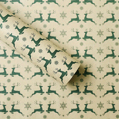 Christmas Gift Wrapping Paper Deer Tissue Paper Bouquet Supplies