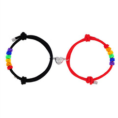Rainbow Pineapple Knot Gay Couple LGBT Love Heart Bra