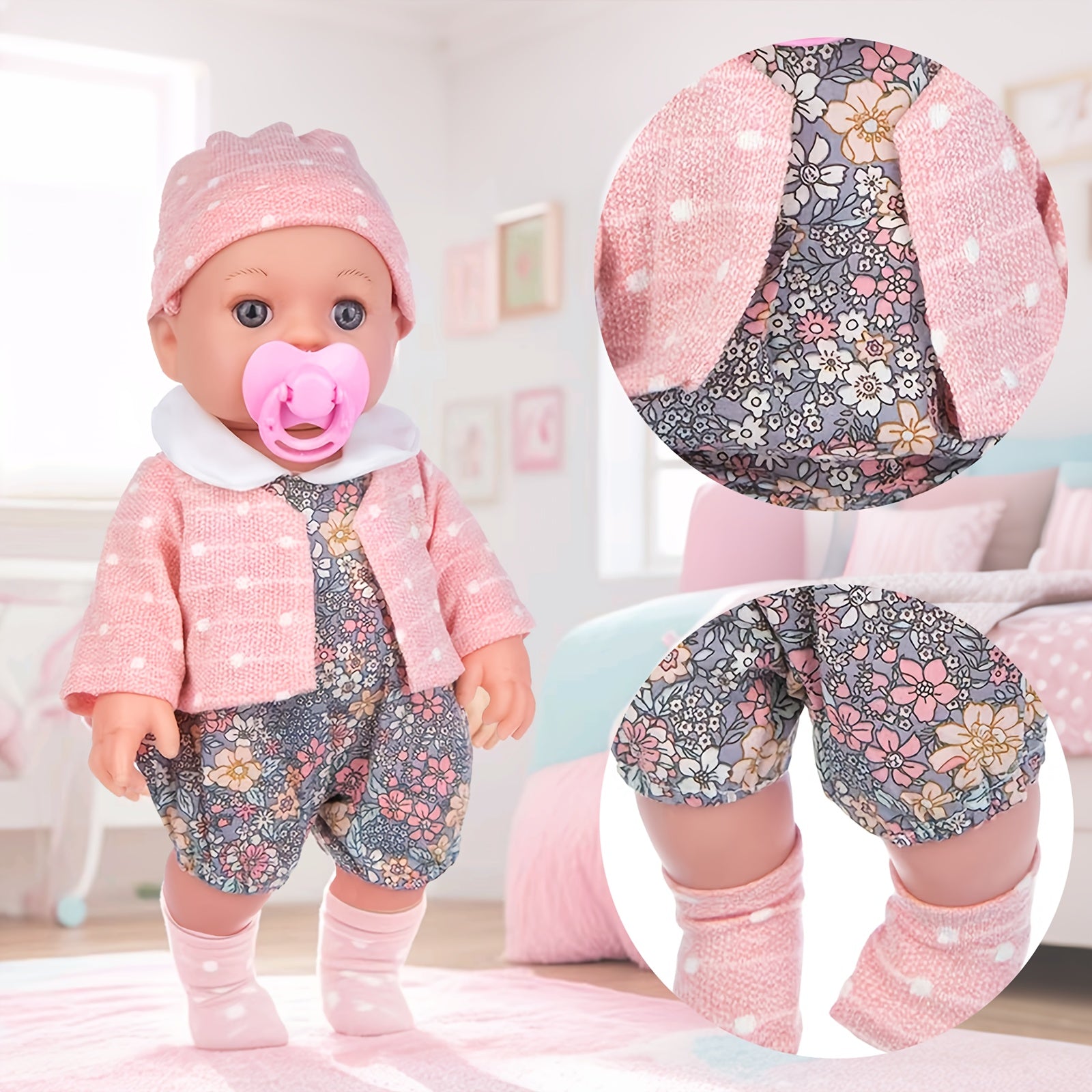 12 Inch Realistic Reborn Baby Doll with Accessories - Party Play Halloween Chris