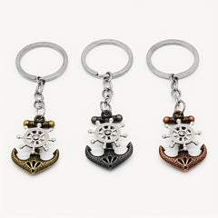 Boat Anchor Keychain Pendant Retro Bag Backpack Decoration Ornament Gift