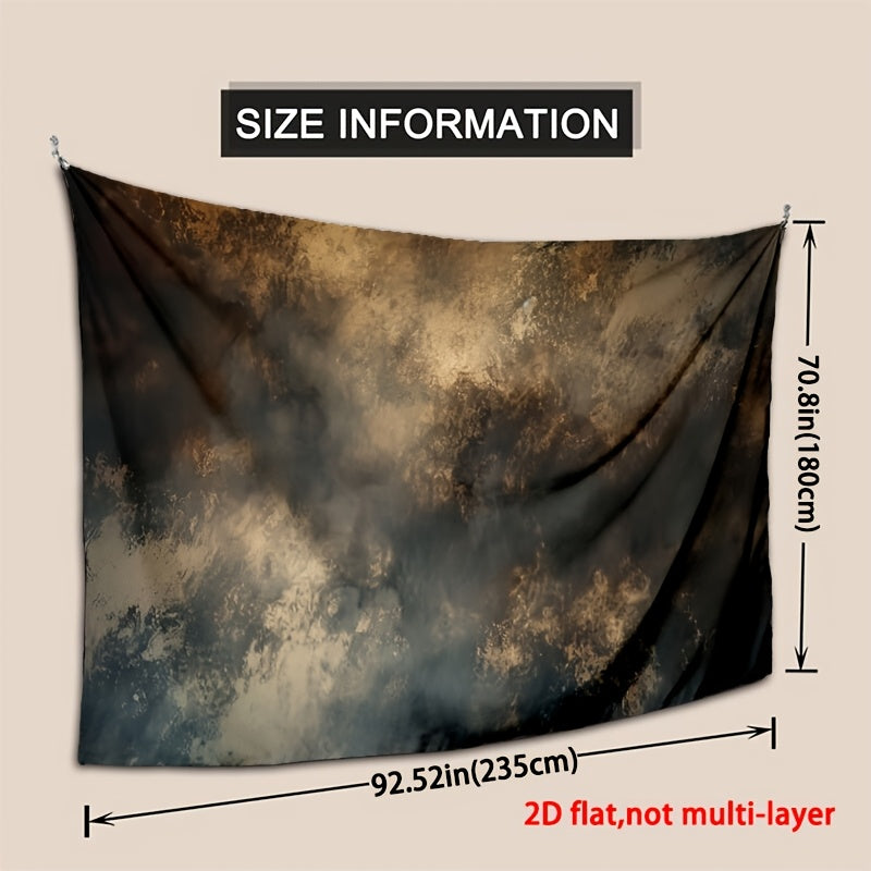 Brown Muslin Abstract Photo Backdrop for Headshots & Parties