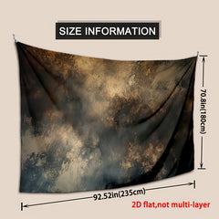 Brown Muslin Abstract Photo Backdrop for Headshots & Parties