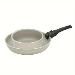 3pcs Detachable Handles Pot and Pan Set for Camping Fishing Hiking Outdoor
