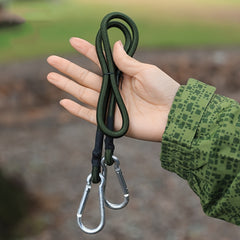 Heavy Duty Bungee Cords With Carabiner Clips for Tarp Waterproofing