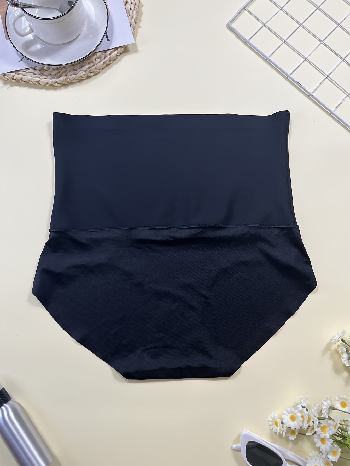 2 Pack Plus Size Seamless Tummy Control Panties Set