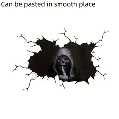 Waterproof Scary Skull Bone Skeleton Rear Window Decal