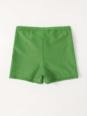 Boys Swim Trunks Stripe Print Elastic Waist Beach Pants SwimShorts Kids Clothes