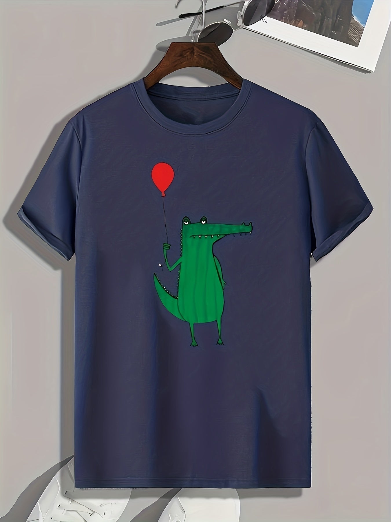 Dinosaur Print Men's Graphic T shirt Casual Comfy Tees For Summer
