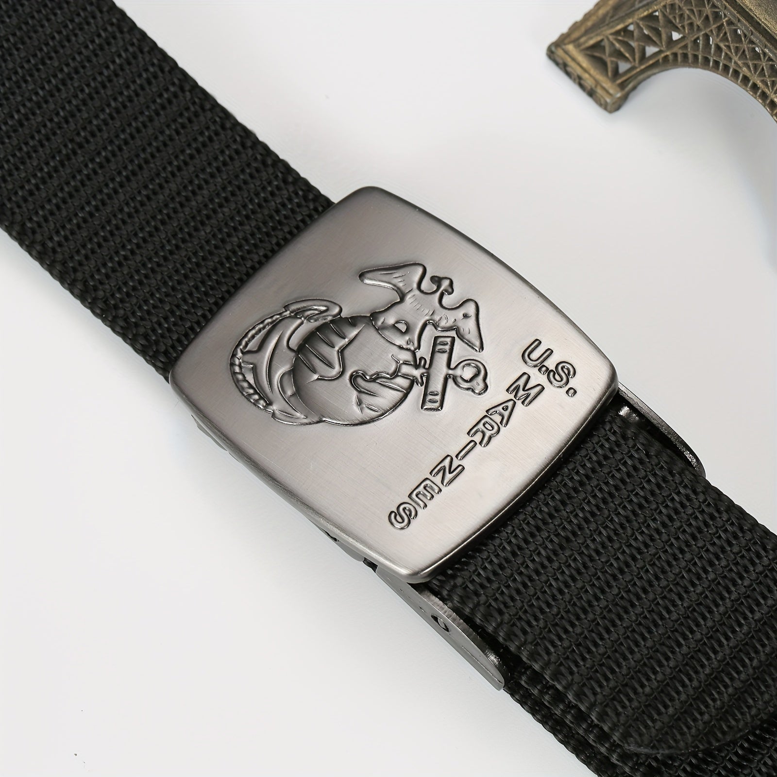 Polyester Fiber Belt with Automatic Buckle for Men