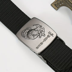 Polyester Fiber Belt with Automatic Buckle for Men