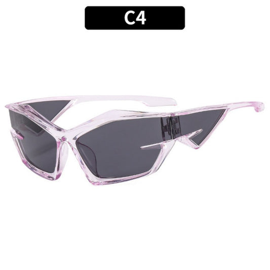 Cyberpunk Y2K Sunglasses Thick Frame Hip Hop Shades
