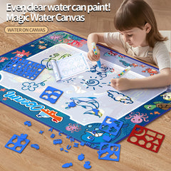 Magical Water Canvas Set with Reusable Graffiti Pen