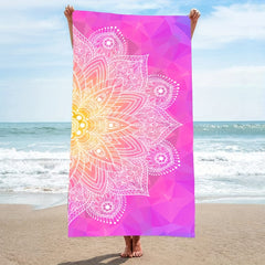 Microfiber Beach Towel Quick Drying Soft Absorbent Sandproof Lightweight
