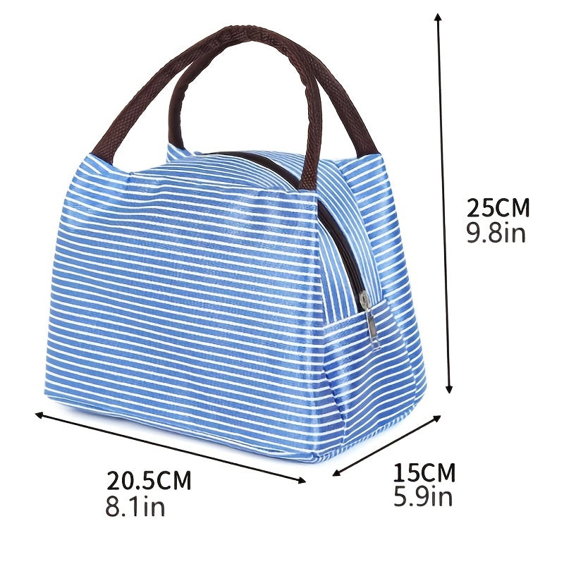 Portable Lunch Bag Minimalist Handbag Top handles Organizer