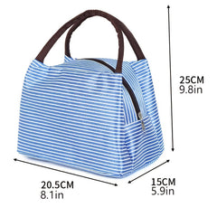 Portable Lunch Bag Minimalist Handbag Top handles Organizer