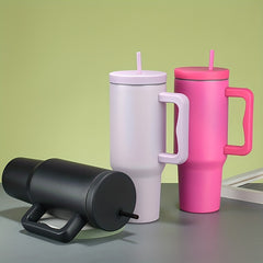40oz Double Layer Vacuum Water Cup Large Capacity Stainless Steel Tumbler Cup
