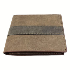 Men's Block Short Wallet Money Clip Card Holder Coin Purse