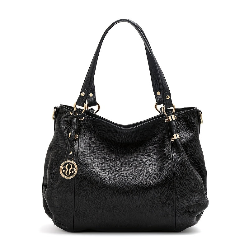 Women's Leather Shoulder Bag Large Capacity Crossbody Bag for Daily