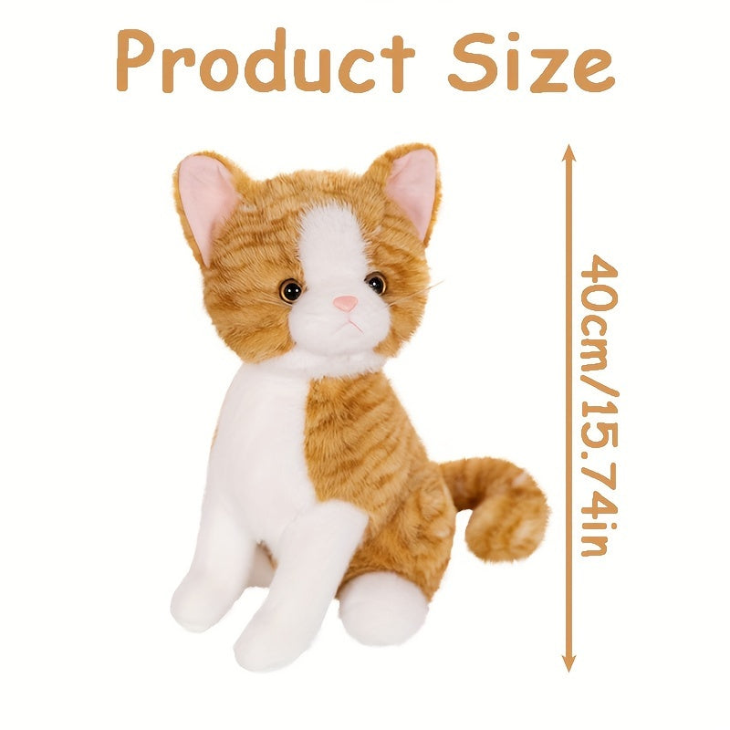 6 Styles Mixed Plush Cat Toys for Kids Christmas Gift Decor