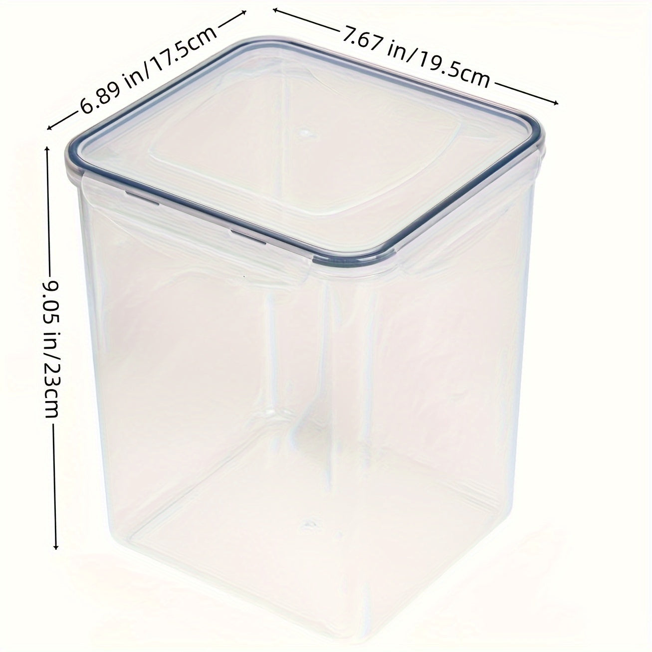 4Pack Large Food Storage Containers 5L BPA-Free Flour Sugar Baking Supplies