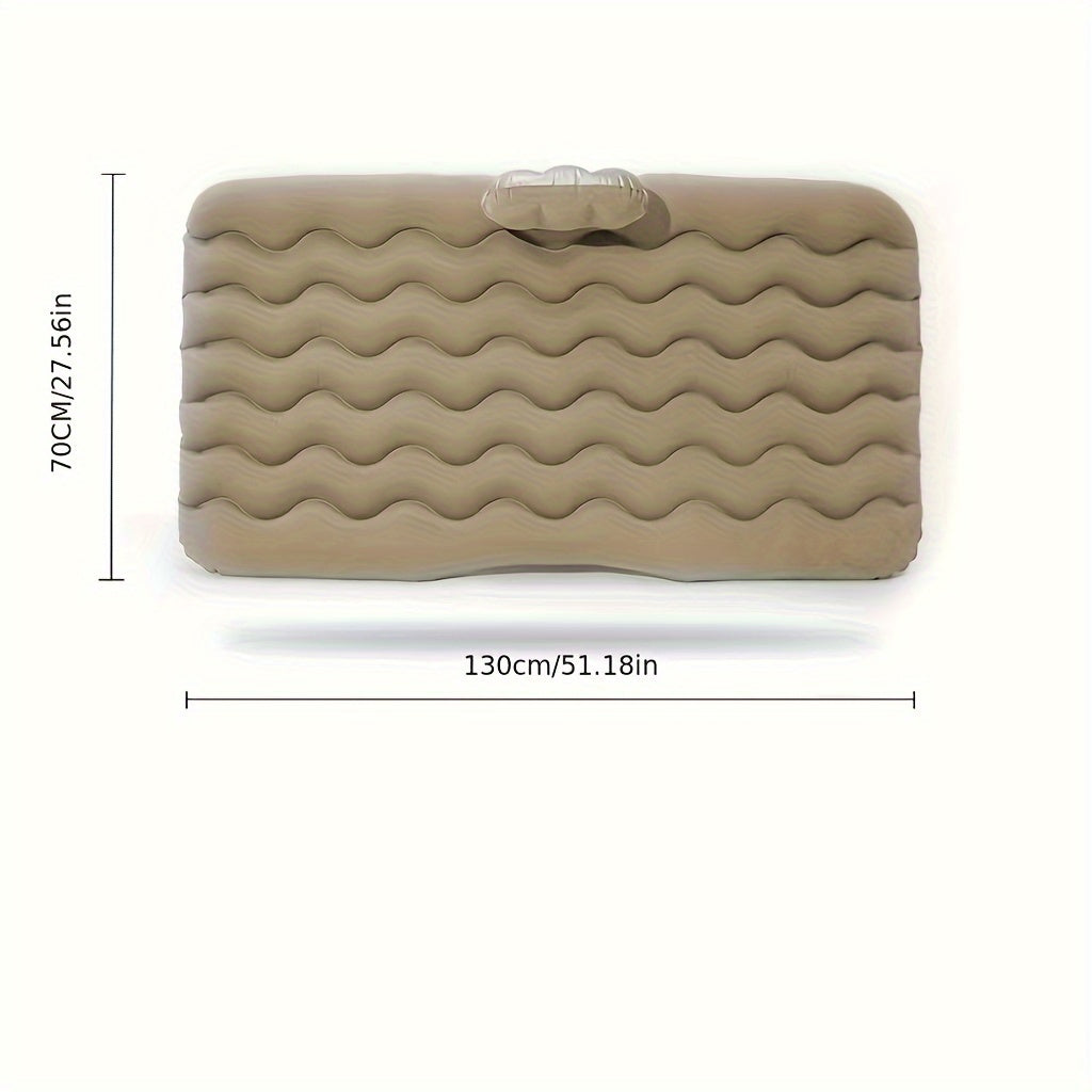 Inflatable Car Back Seat Mattress Flocking Sofa Outdoor Camping Cushion