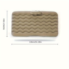 Inflatable Car Back Seat Mattress Flocking Sofa Outdoor Camping Cushion