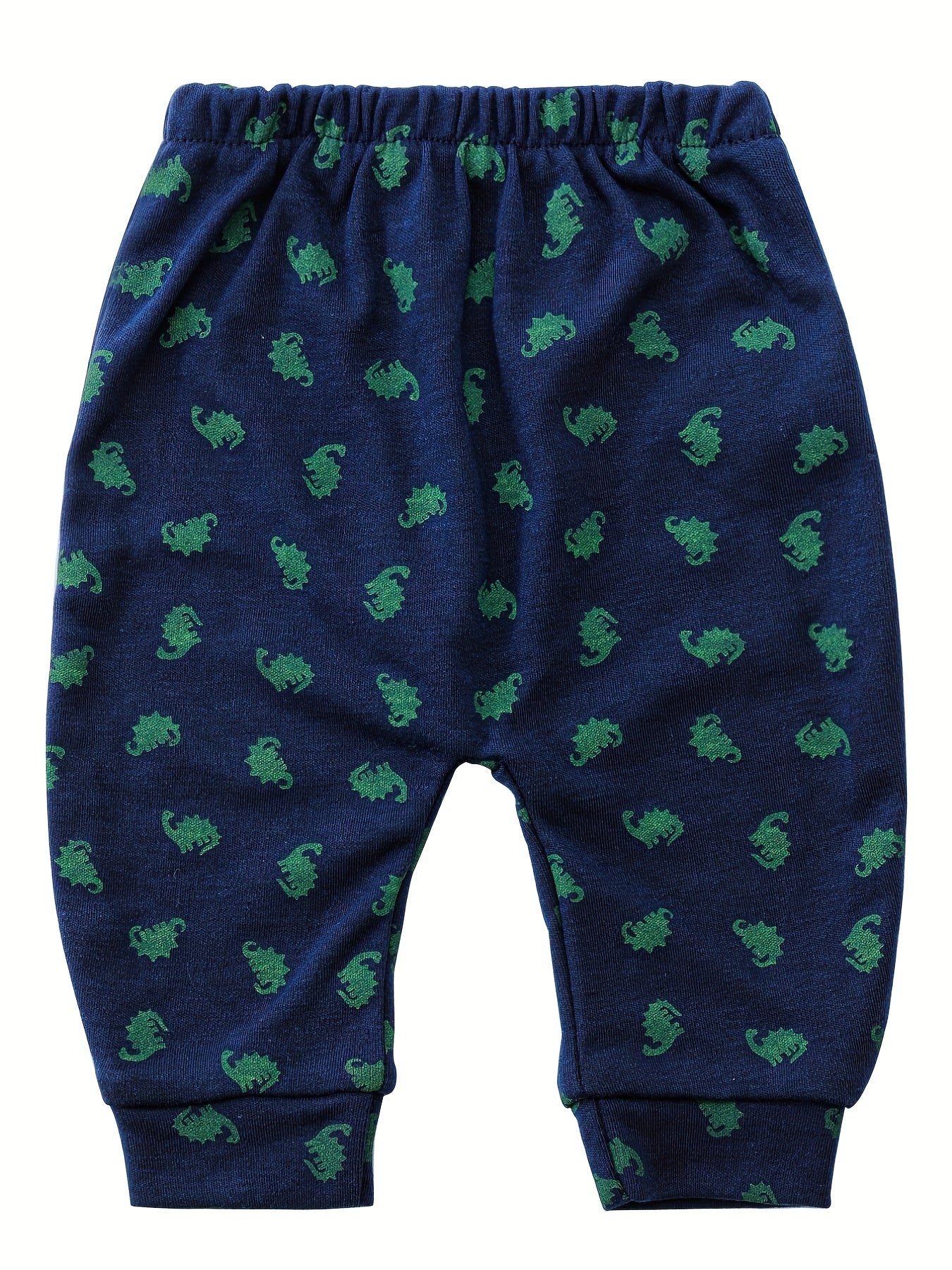 3pcs Baby Boys Elastic Waist Cotton Pants Set with Assorted Designs