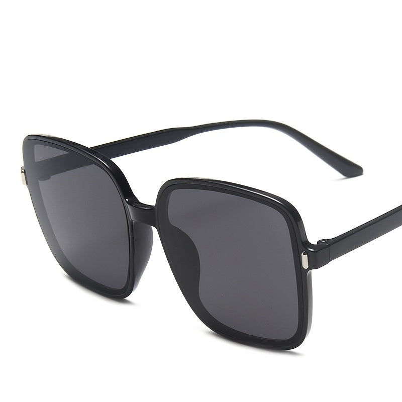 Gradient Square Sunglasses for Women, Large Frame Eyewear