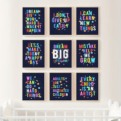 Outer Space Poster for Kids Room Decor