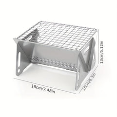 Portable Mini Charcoal Grill for Outdoor Camping and Picnics