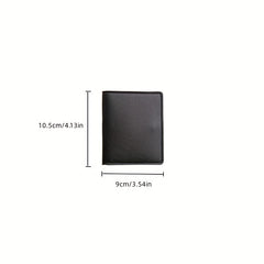 Ultra thin Card Holder Money Clip Leather Coin Purse