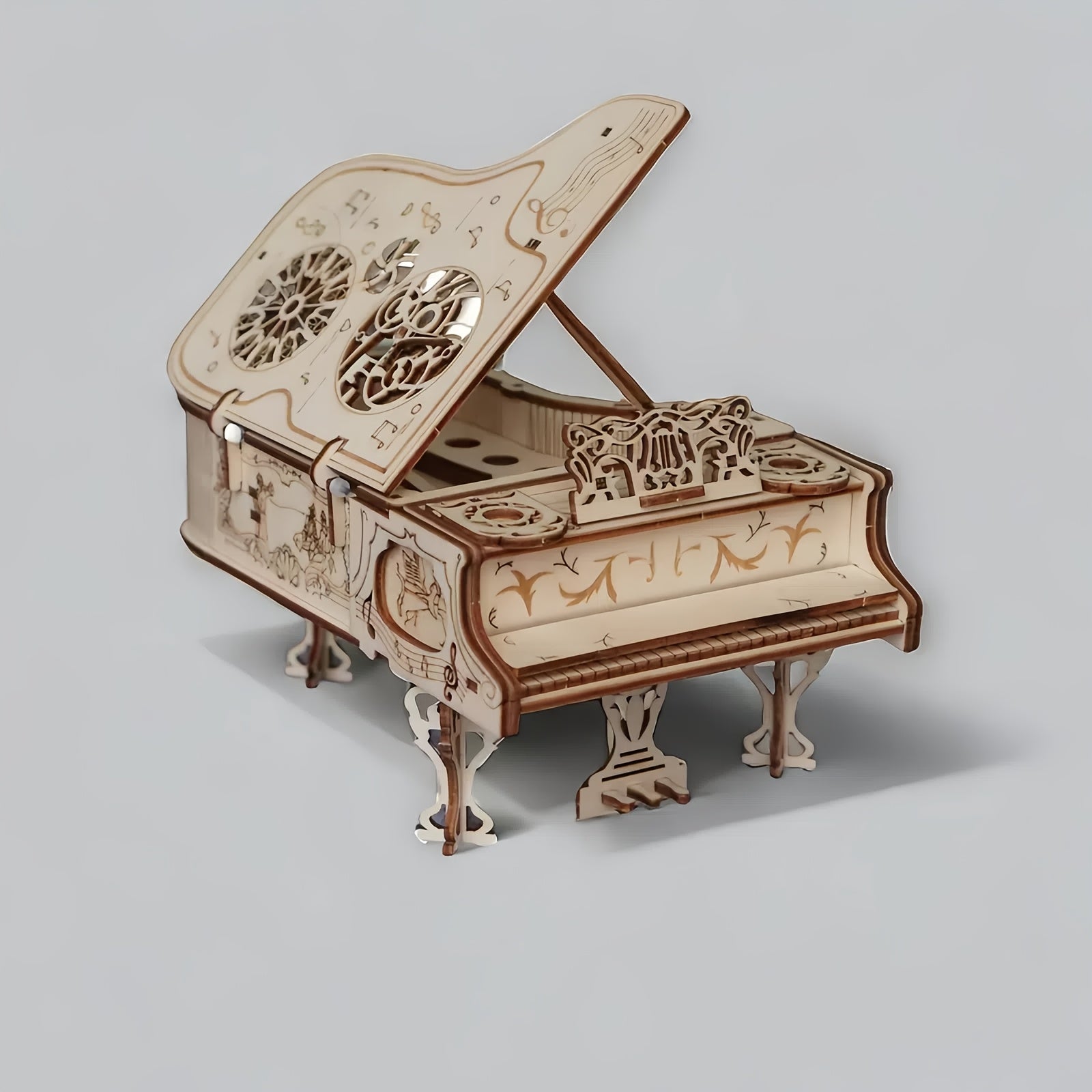 Wooden Piano 3D Puzzle DIY Model Educational Toy Gift