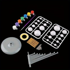Toy Nine Planets Puzzle Solar System Planetarium DIY Kit