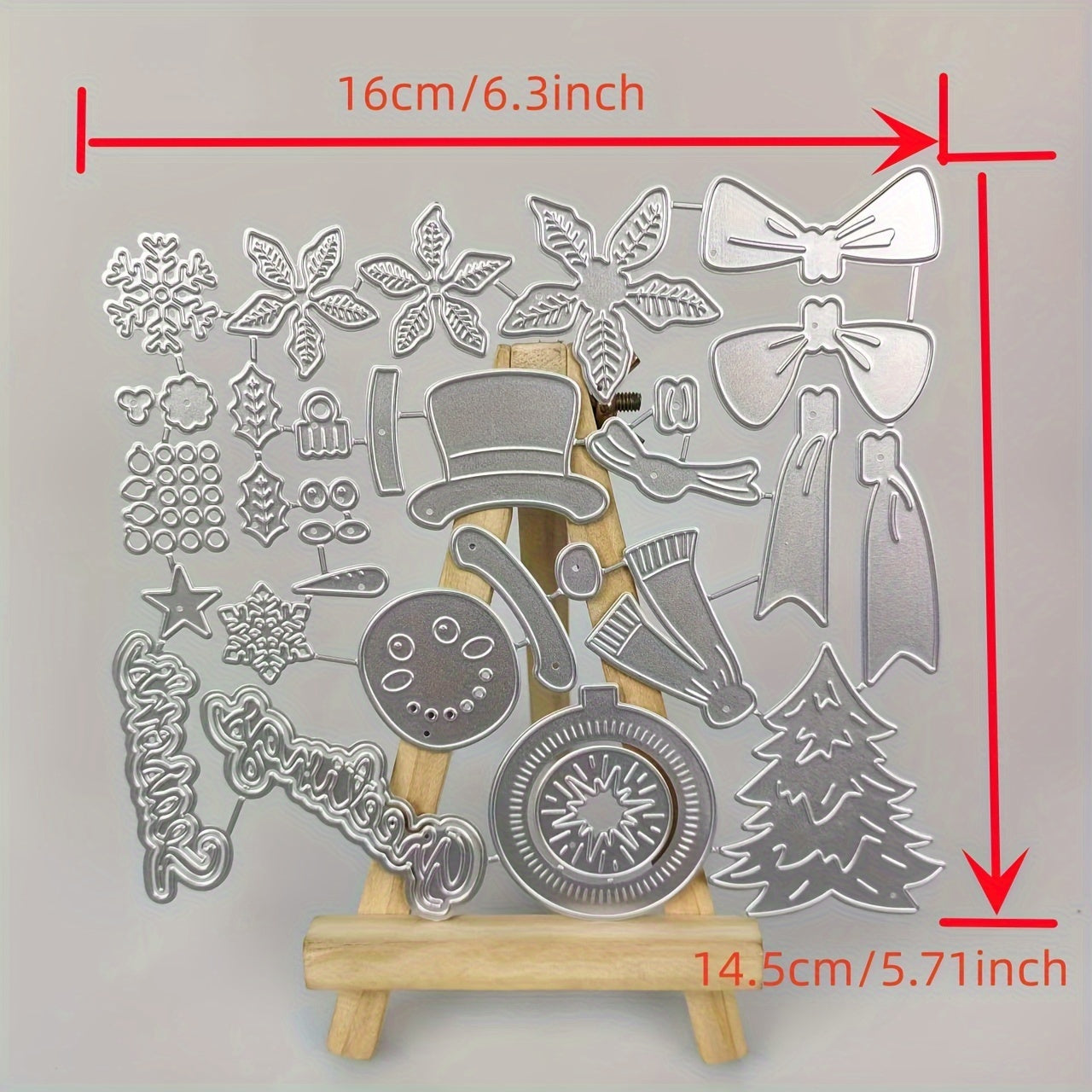 1Pc Christmas Snowman Metal Cutting Dies For Scrapbooking