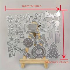 1Pc Christmas Snowman Metal Cutting Dies For Scrapbooking