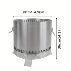 Outdoor Yard Firewood Stove Camping Stove Campfire Stove Picnic BBQ Stove