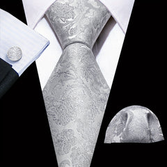 Barry Wang Men's Pink Tie Pocket Square Cufflinks Set